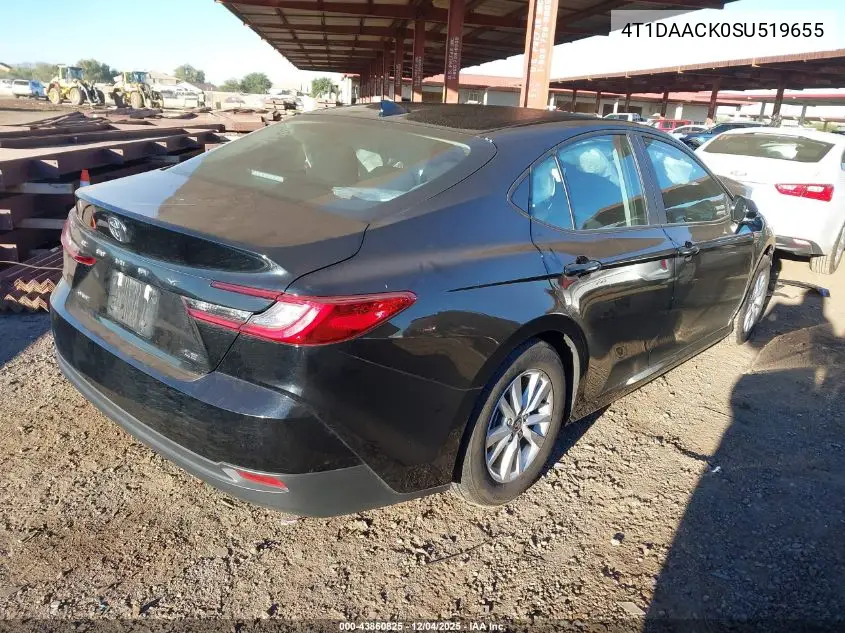4T1DAACK0SU519655 2025 Toyota Camry Le