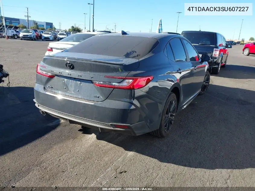 4T1DAACK3SU607227 2025 Toyota Camry Se