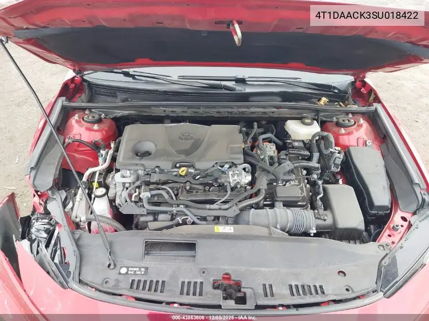 4T1DAACK3SU018422 2025 Toyota Camry Le