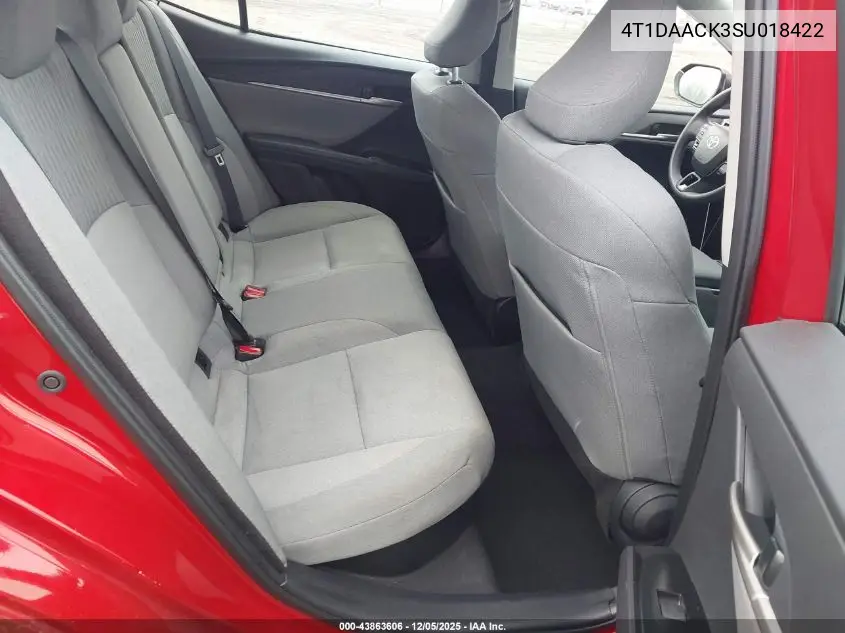 4T1DAACK3SU018422 2025 Toyota Camry Le