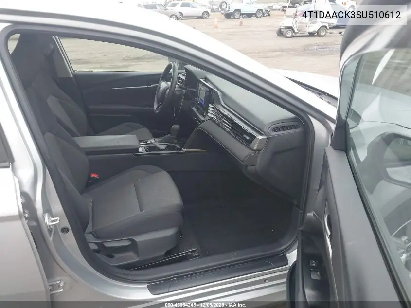 4T1DAACK3SU510612 2025 Toyota Camry Le