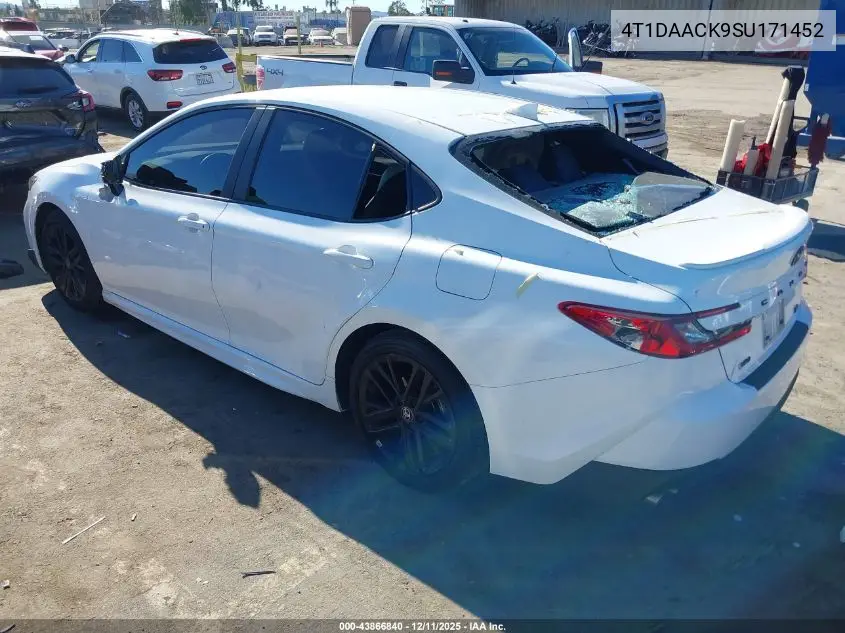 4T1DAACK9SU171452 2025 Toyota Camry Se