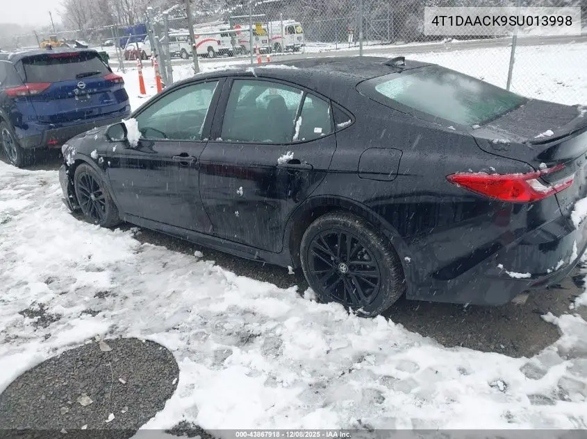4T1DAACK9SU013998 2025 Toyota Camry Se