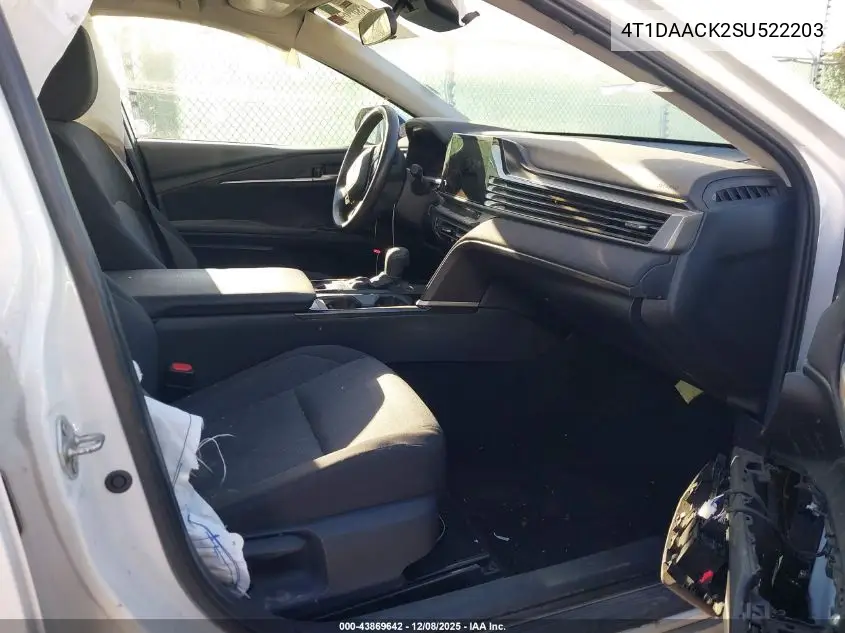 4T1DAACK2SU522203 2025 Toyota Camry Le