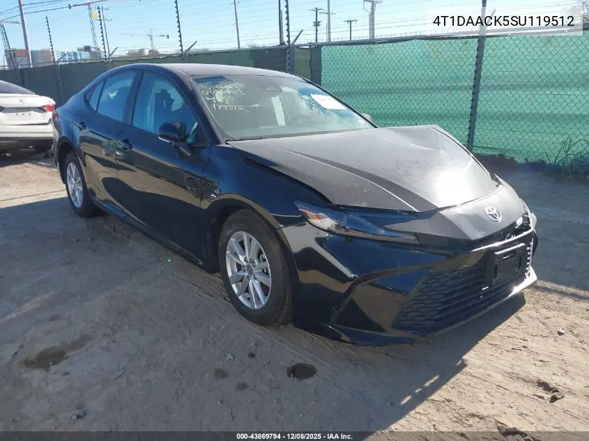 4T1DAACK5SU119512 2025 Toyota Camry Le