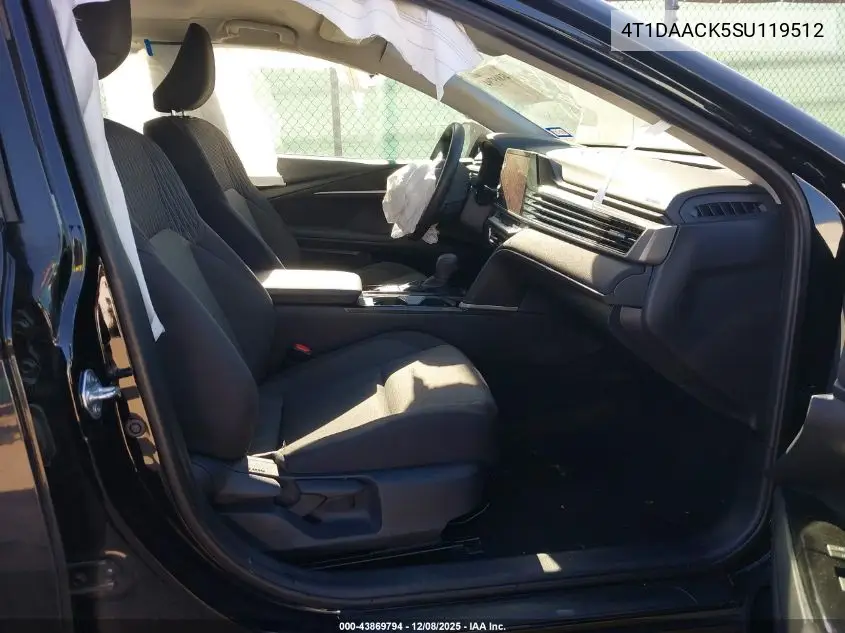 4T1DAACK5SU119512 2025 Toyota Camry Le