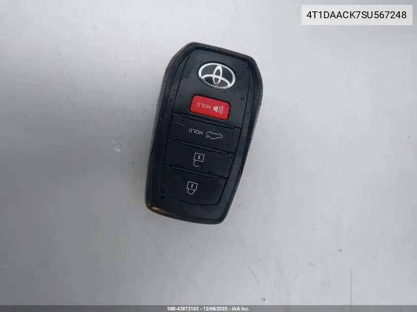 4T1DAACK7SU567248 2025 Toyota Camry Se