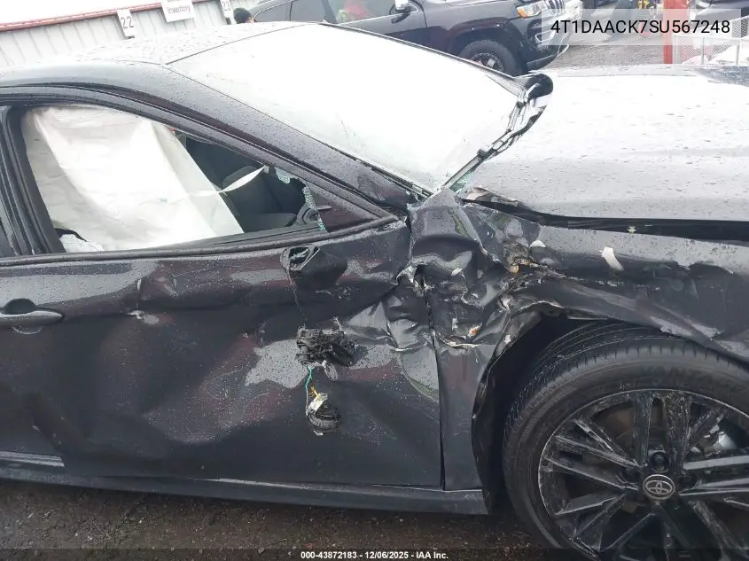 4T1DAACK7SU567248 2025 Toyota Camry Se
