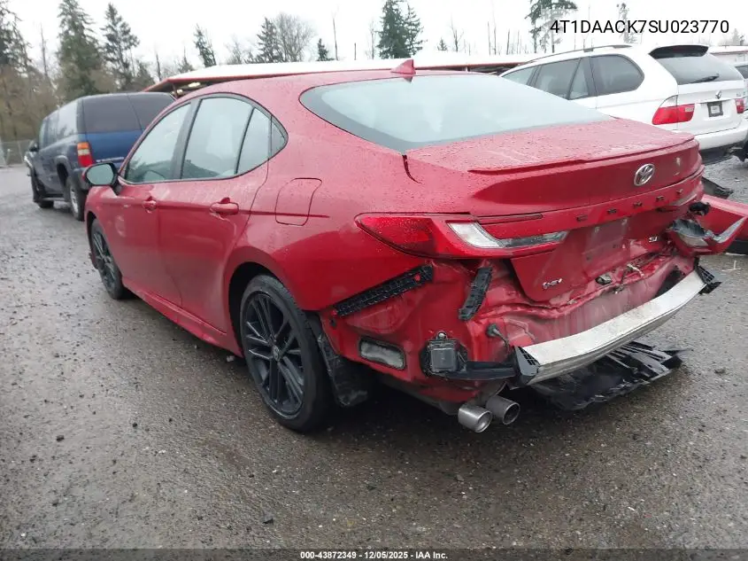 4T1DAACK7SU023770 2025 Toyota Camry Se