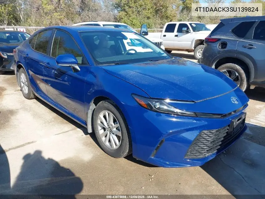 4T1DAACK3SU139824 2025 Toyota Camry Le