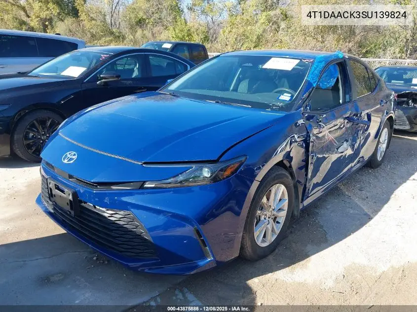 4T1DAACK3SU139824 2025 Toyota Camry Le