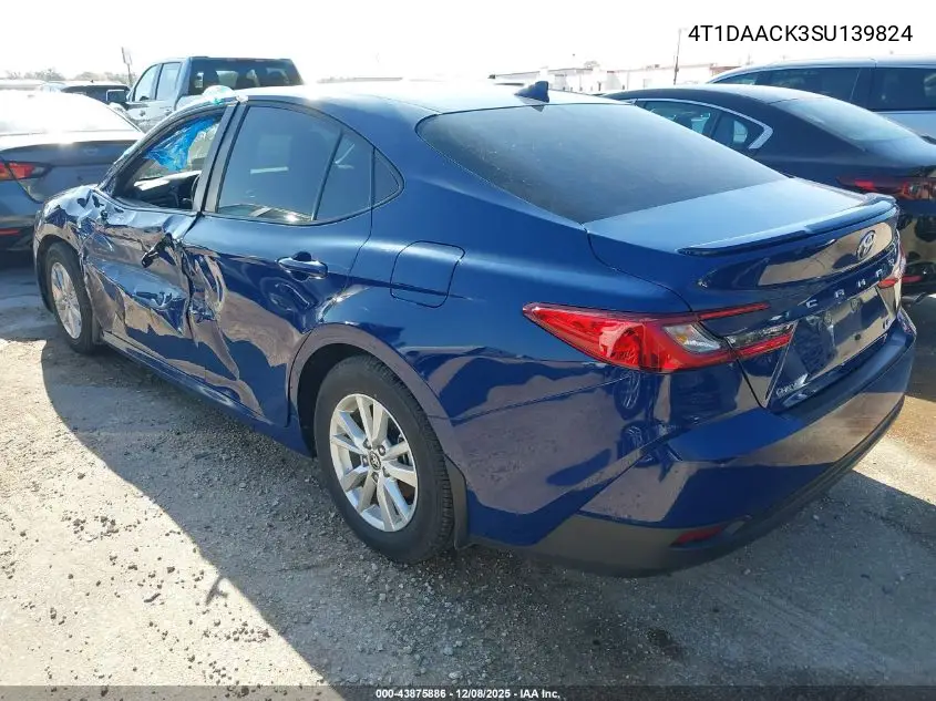 4T1DAACK3SU139824 2025 Toyota Camry Le
