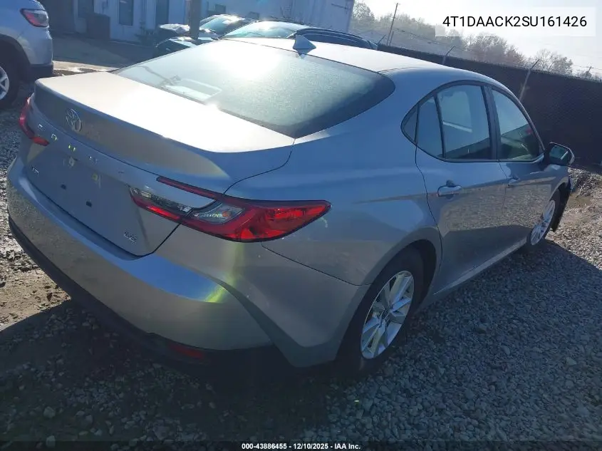 4T1DAACK2SU161426 2025 Toyota Camry Le