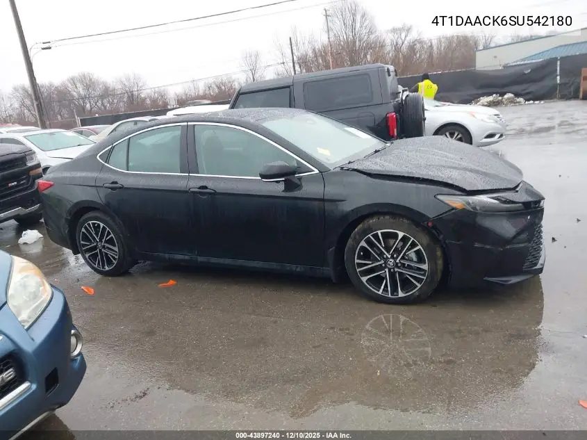 4T1DAACK6SU542180 2025 Toyota Camry Xle