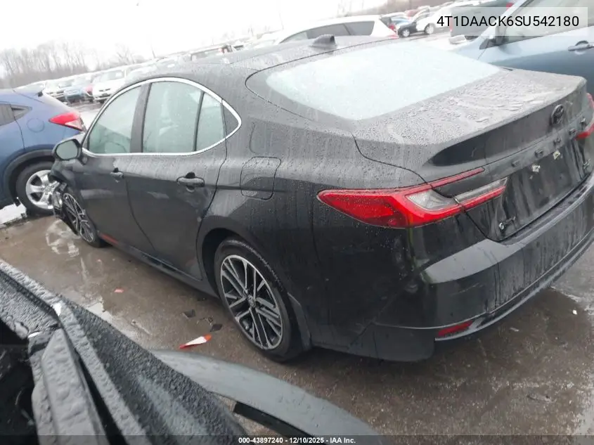 4T1DAACK6SU542180 2025 Toyota Camry Xle
