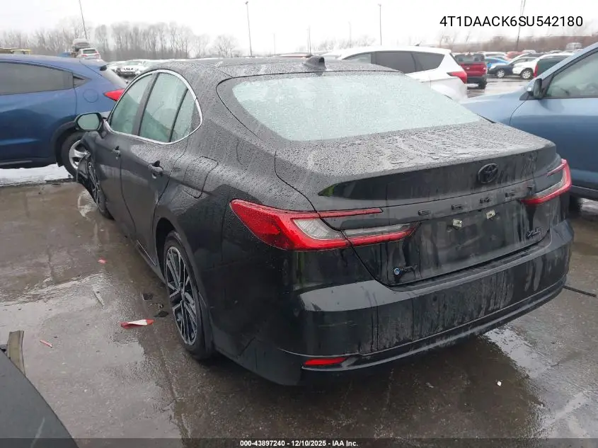 4T1DAACK6SU542180 2025 Toyota Camry Xle