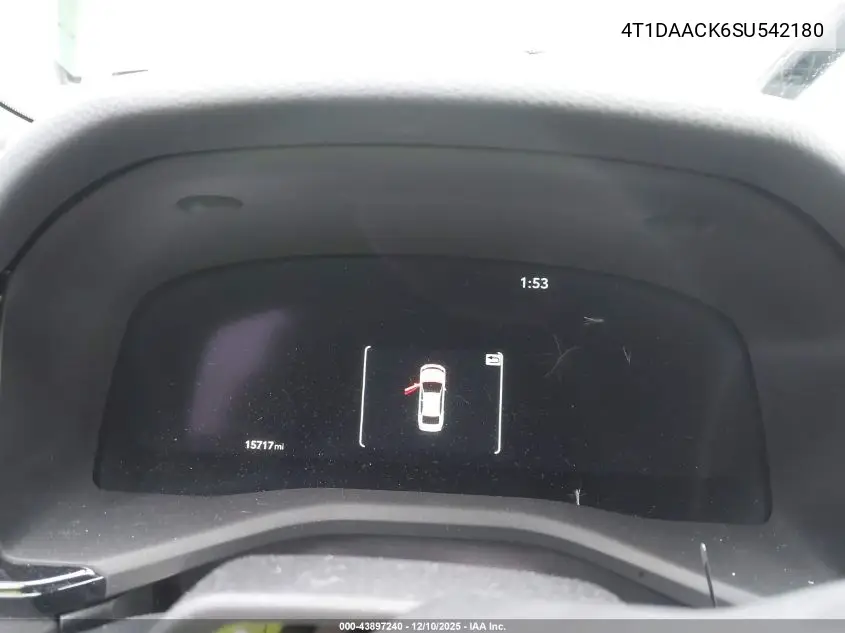 4T1DAACK6SU542180 2025 Toyota Camry Xle
