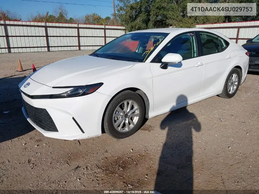4T1DAACK4SU029753 2025 Toyota Camry Le