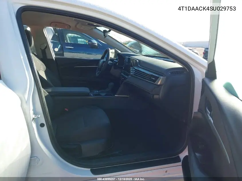 4T1DAACK4SU029753 2025 Toyota Camry Le