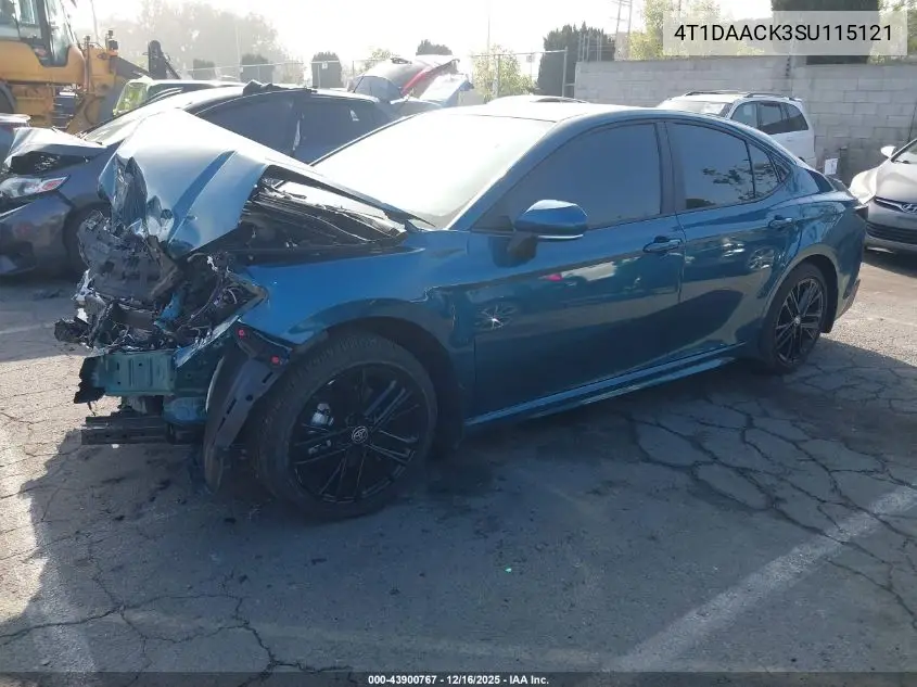 4T1DAACK3SU115121 2025 Toyota Camry Se