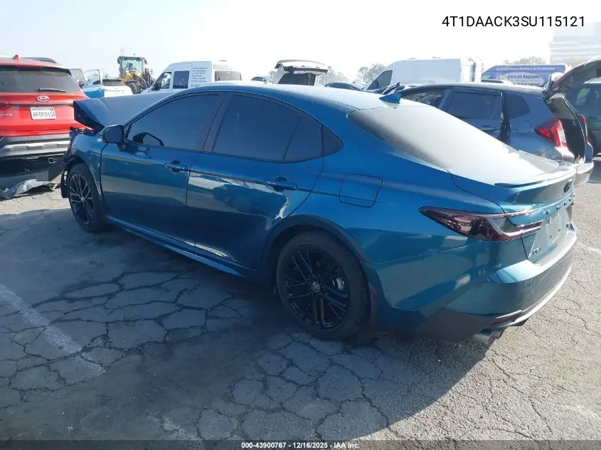 4T1DAACK3SU115121 2025 Toyota Camry Se