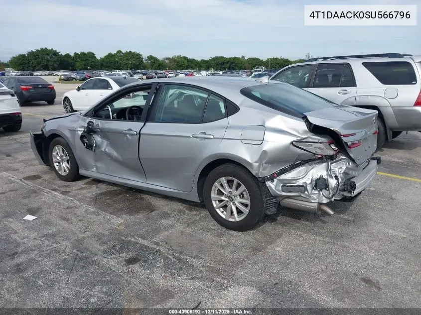 4T1DAACK0SU566796 2025 Toyota Camry Le