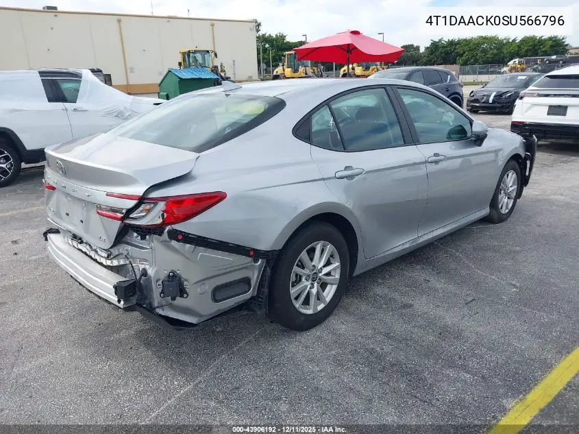 4T1DAACK0SU566796 2025 Toyota Camry Le