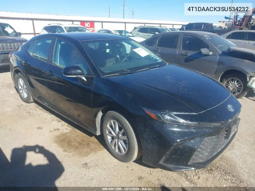 4T1DAACK3SU534232 2025 Toyota Camry Le