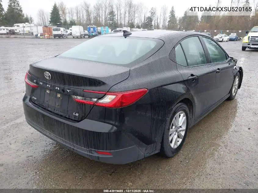 4T1DAACKXSU520165 2025 Toyota Camry Le