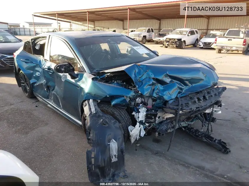 4T1DAACK0SU128733 2025 Toyota Camry Se