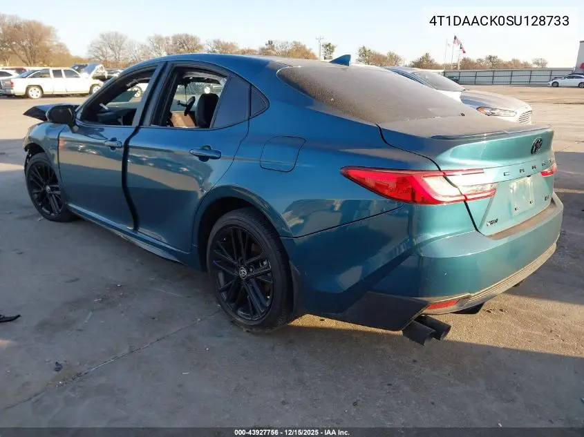 4T1DAACK0SU128733 2025 Toyota Camry Se