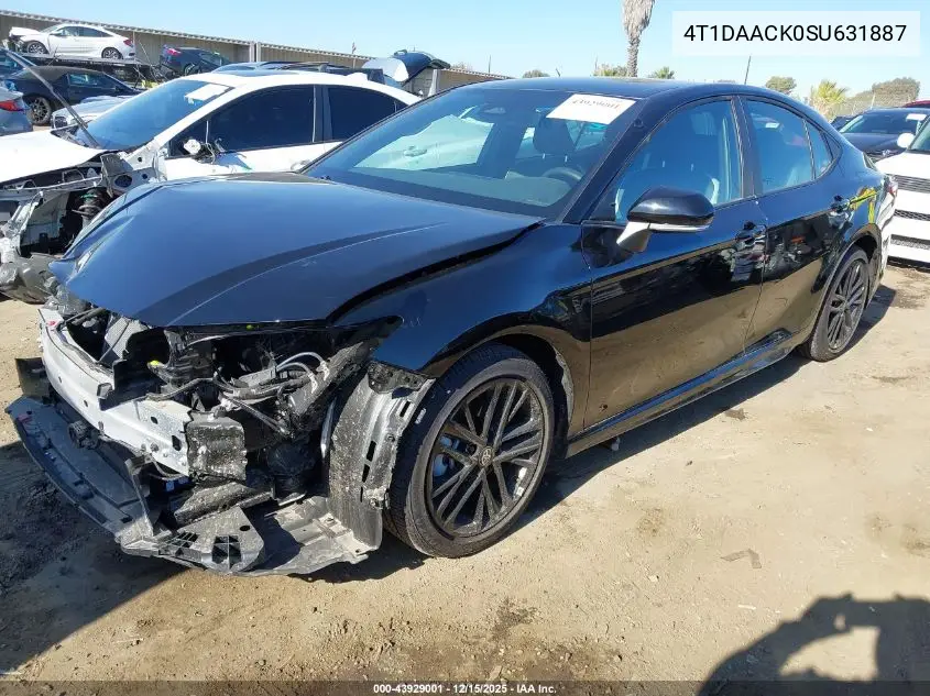 4T1DAACK0SU631887 2025 Toyota Camry Se