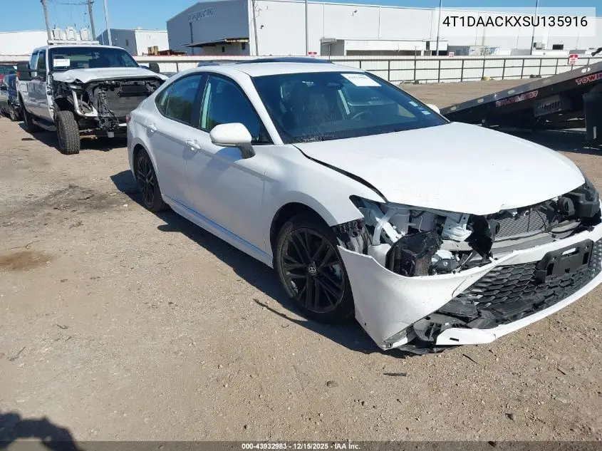 4T1DAACKXSU135916 2025 Toyota Camry Se