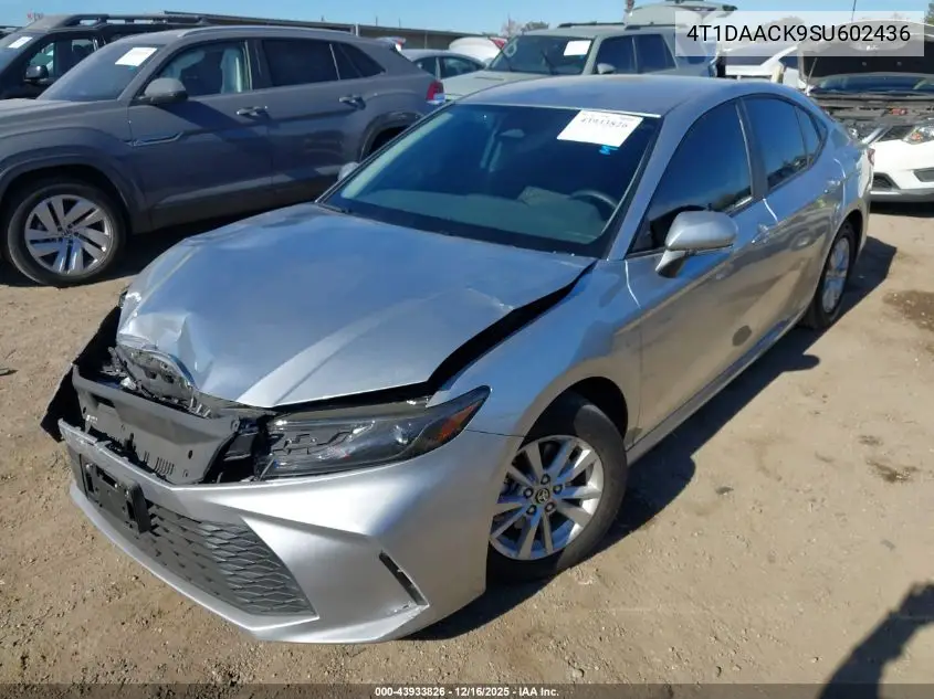 4T1DAACK9SU602436 2025 Toyota Camry Le