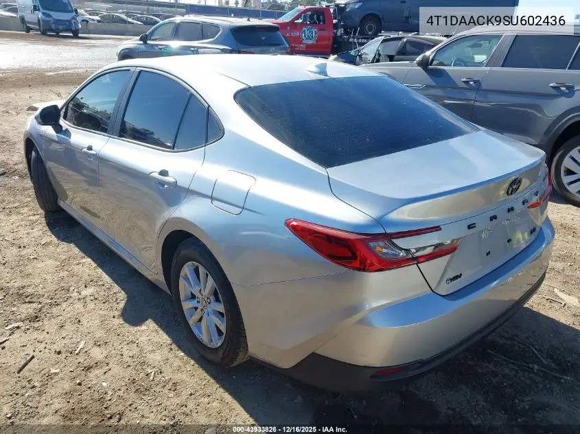 4T1DAACK9SU602436 2025 Toyota Camry Le