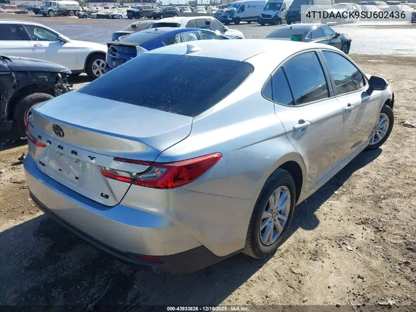 4T1DAACK9SU602436 2025 Toyota Camry Le