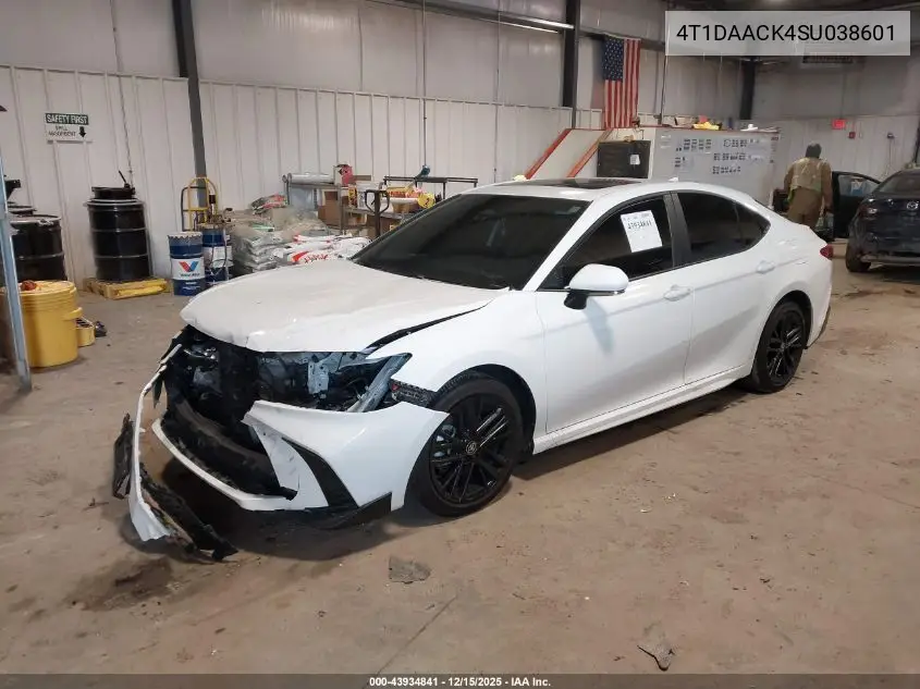 4T1DAACK4SU038601 2025 Toyota Camry Se