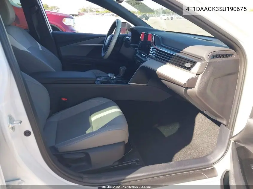 4T1DAACK3SU190675 2025 Toyota Camry Se