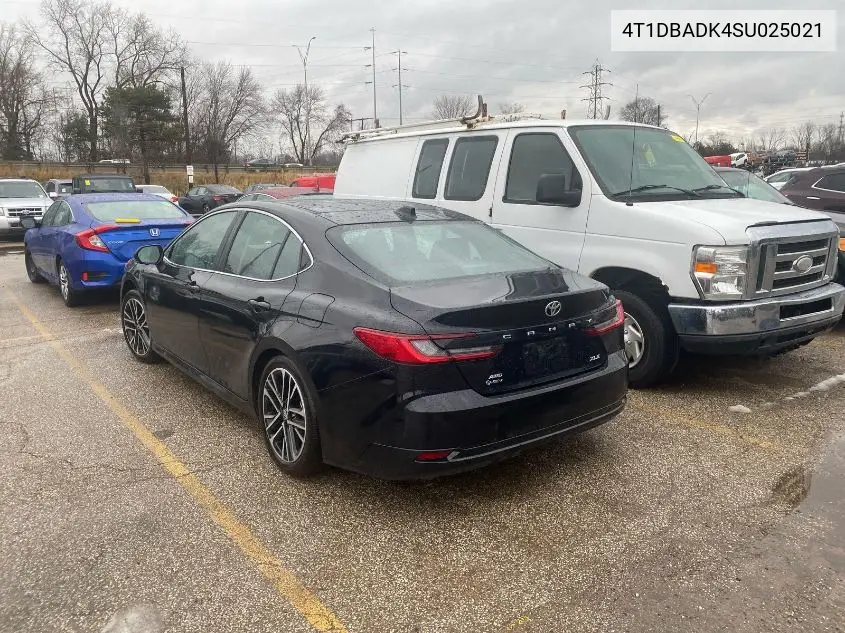 4T1DBADK4SU025021 2025 Toyota Camry Xle