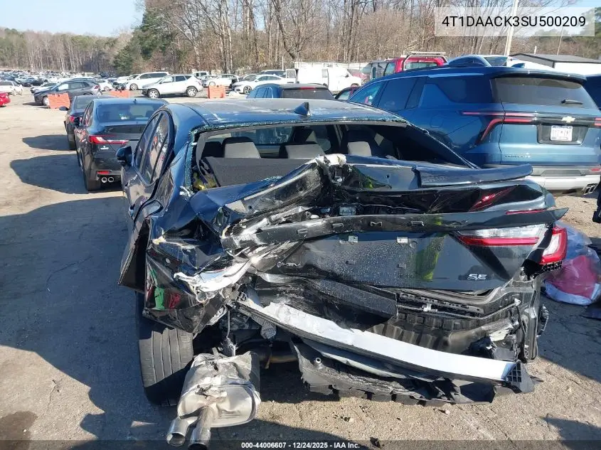 4T1DAACK3SU500209 2025 Toyota Camry Se