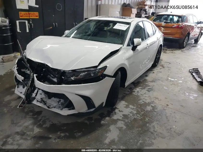 4T1DAACK6SU085614 2025 Toyota Camry Se