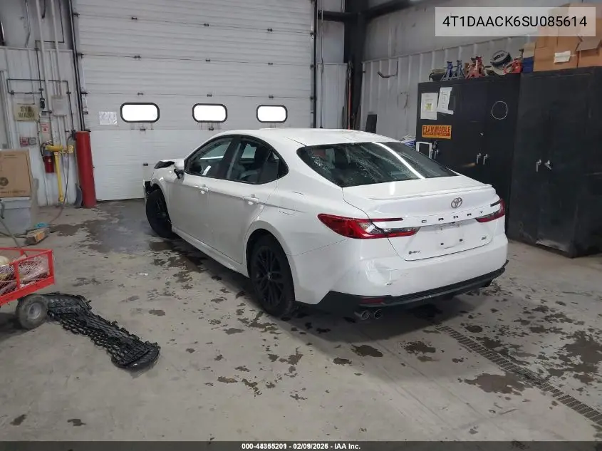 4T1DAACK6SU085614 2025 Toyota Camry Se