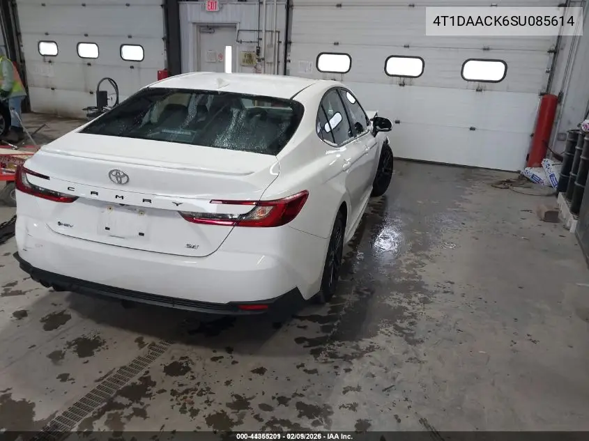 4T1DAACK6SU085614 2025 Toyota Camry Se