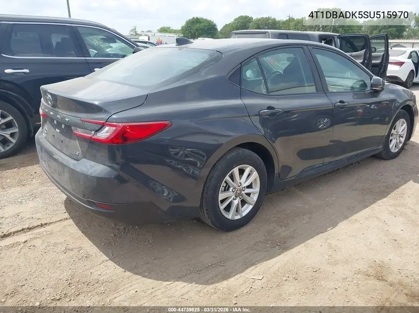 4T1DBADK5SU515970 2025 Toyota Camry Le
