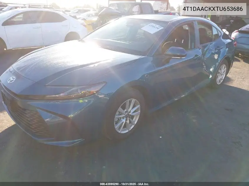 4T1DAACKXTU653686 2026 Toyota Camry Le