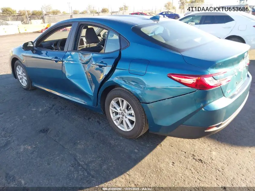 4T1DAACKXTU653686 2026 Toyota Camry Le