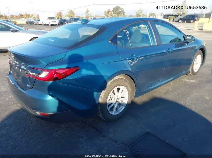 4T1DAACKXTU653686 2026 Toyota Camry Le