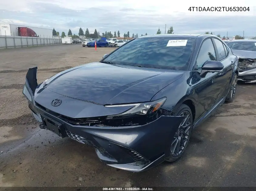 4T1DAACK2TU653004 2026 Toyota Camry Xse