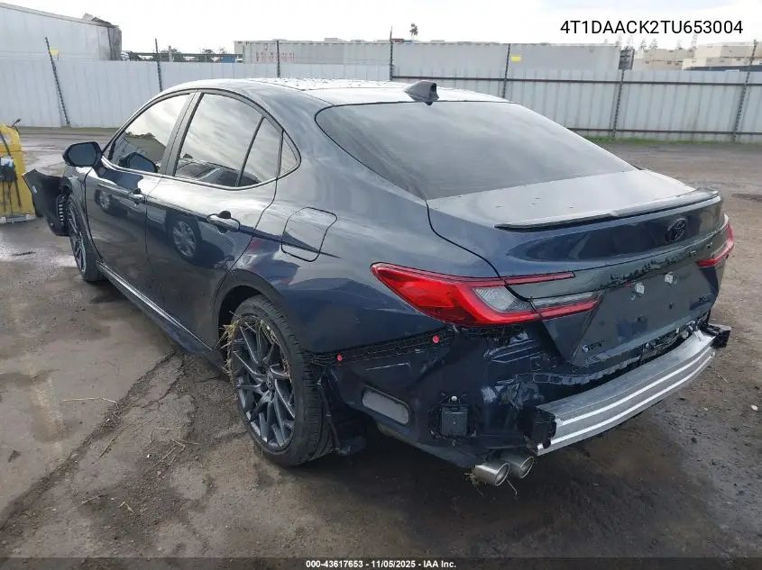 4T1DAACK2TU653004 2026 Toyota Camry Xse