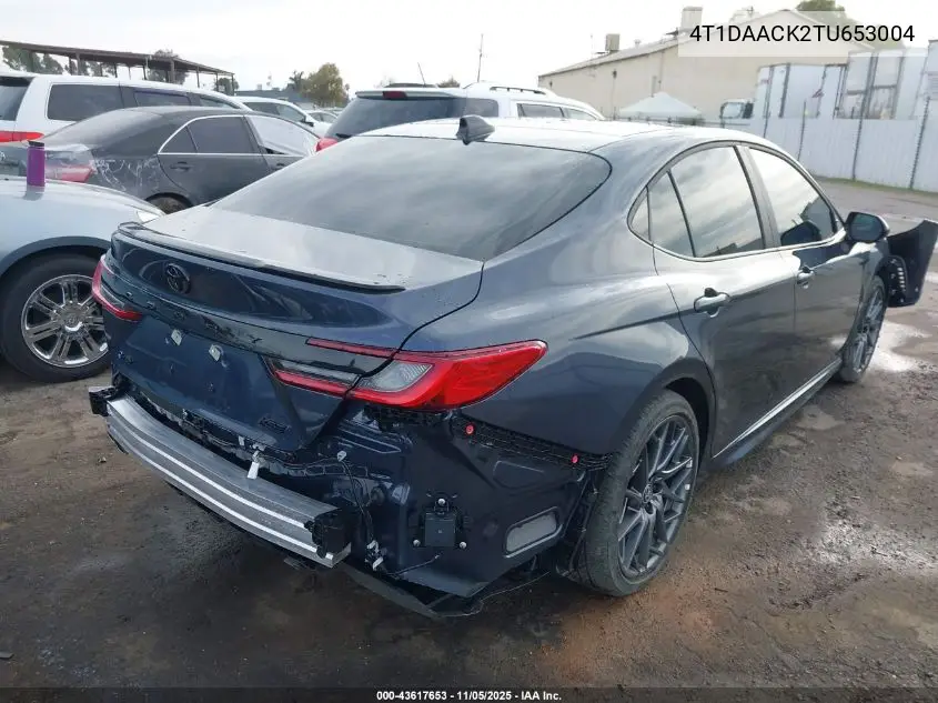 4T1DAACK2TU653004 2026 Toyota Camry Xse